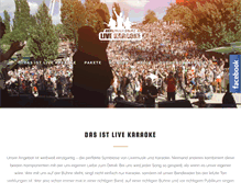 Tablet Screenshot of live-karaoke.com